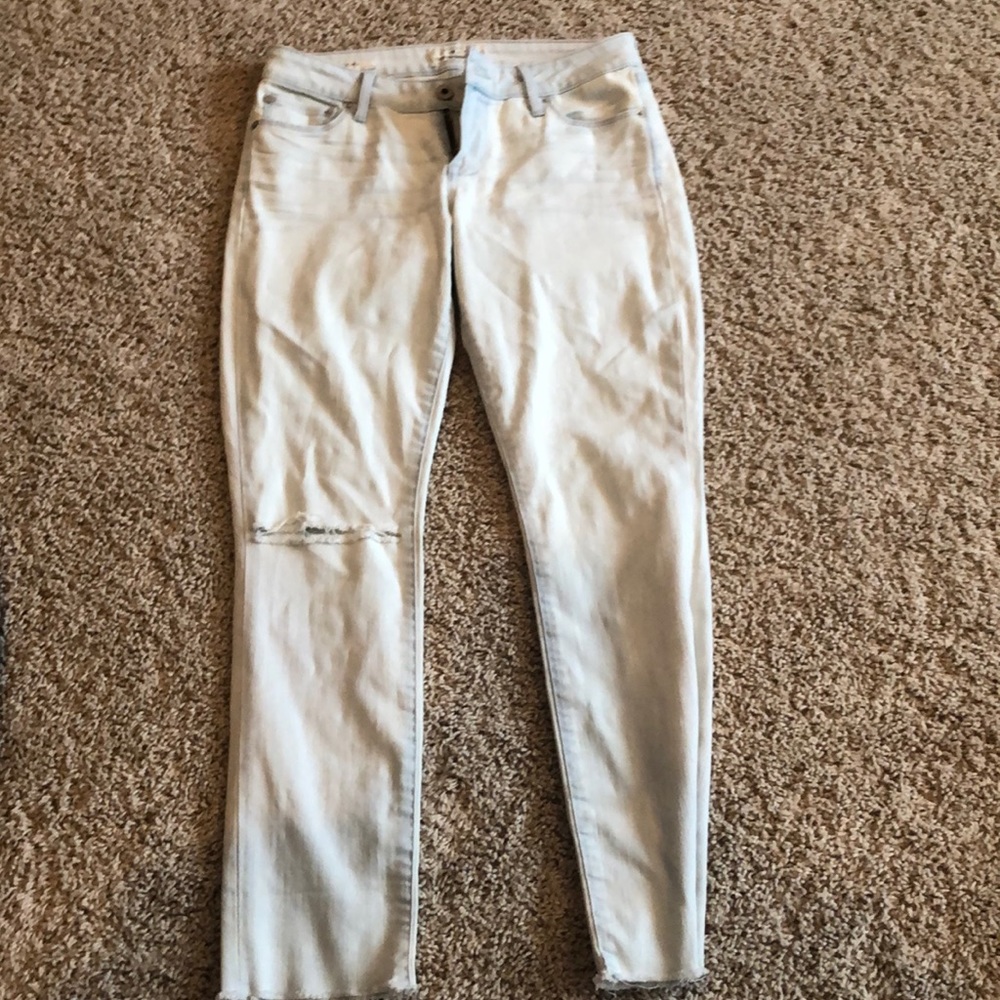 very light wash lucky brand jeans